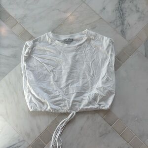 Zara white muscle tank